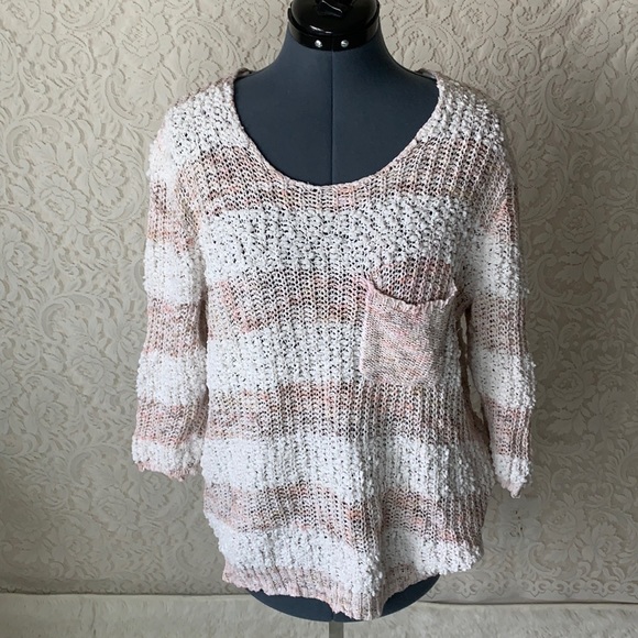 American Rag Sweaters - American Rag Chunky Knit Stripe Sweater